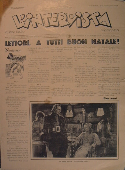 Weekly interview - year XVIII n. 50 - Sunday 20 December 1936 year XVI