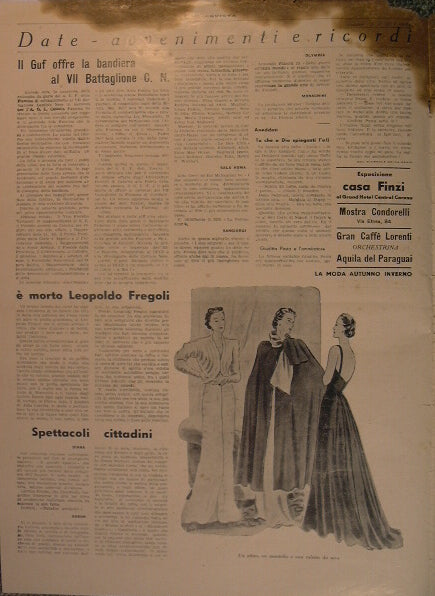 Settimanale l'intervista - anno XVIII n. 47 - domenica 29 novembre 1936 anno XVI