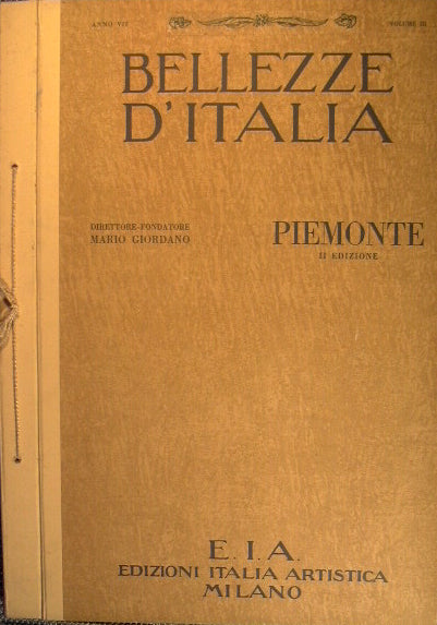 Publicación ilustrada Bellezas de Italia.