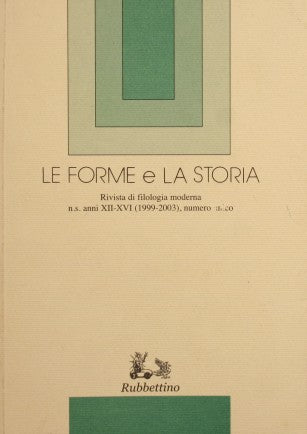 Le forme e la storia