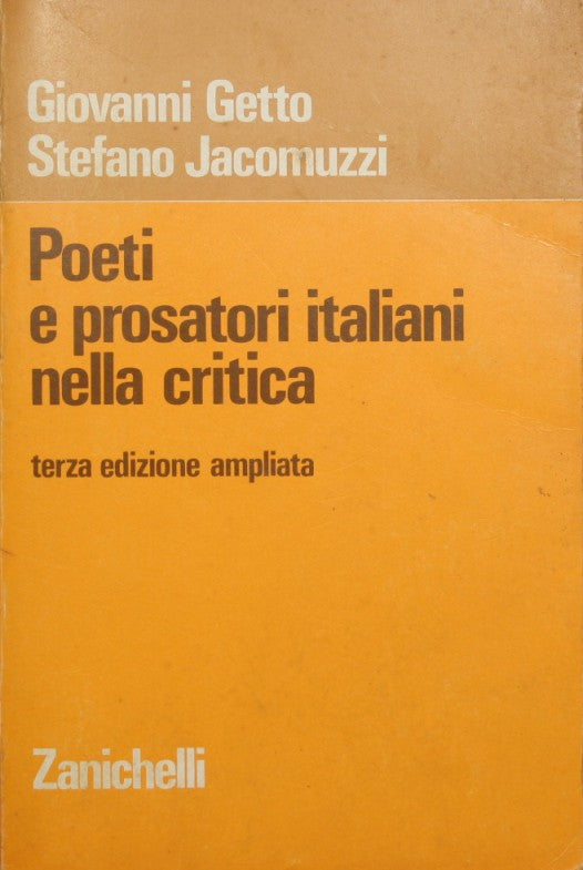 Italian poets and prose writers in criticism