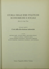 Storia delle idee politiche economiche e sociali. Vol. V - L'età della Rivoluzione industriale