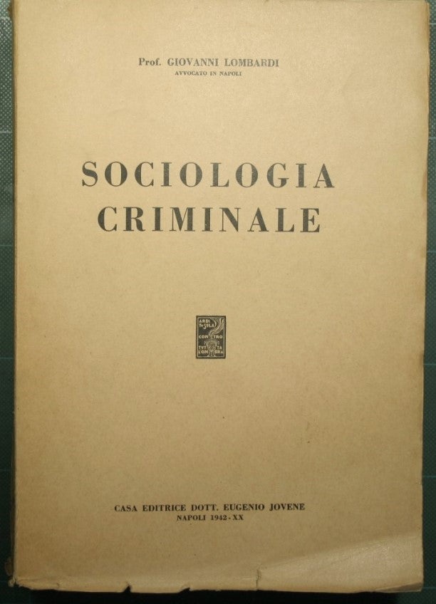 Criminal sociology