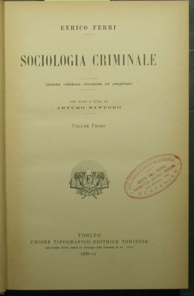 Criminal sociology