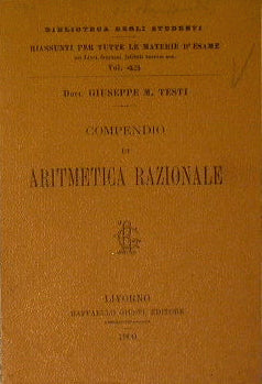 Compendi di Aritmetica razionale