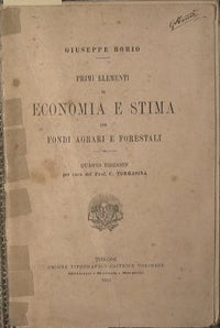 Primi elementi di economia e stima dei fondi agrari e forestali
