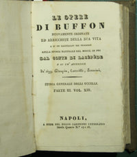 Le opere di Buffon. Parte III - Voll. XIII-XIV-XV