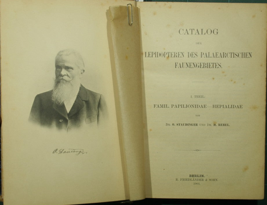 Catalog der lepidopteren des palaearctischen faunengebietes