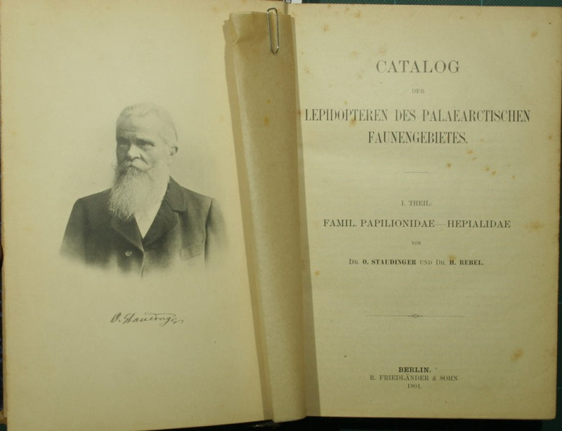 Catalog der lepidopteren des palaearctischen faunengebietes