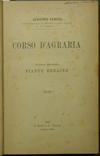 Corso d'agraria. Vol. II