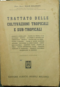 Tratado de cultivos tropicales y subtropicales.