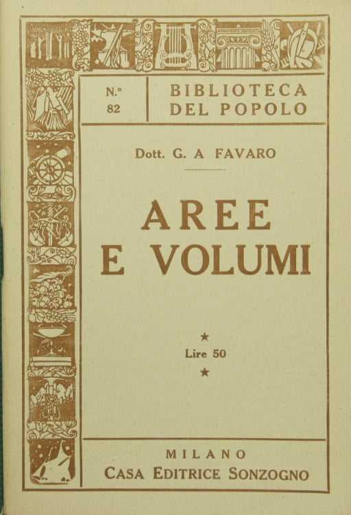 Aree e volumi