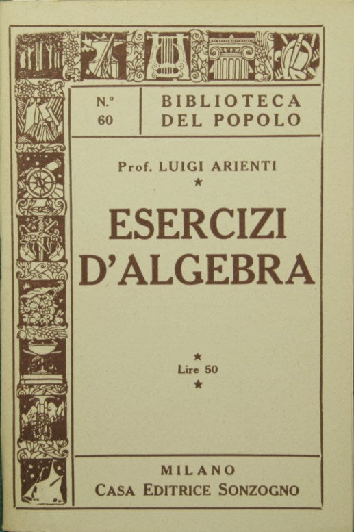 Esercizi d'algebra