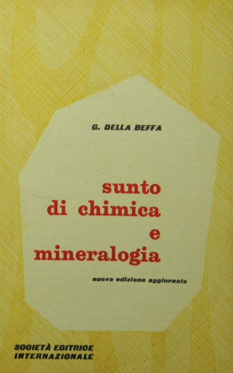 Summary of chemistry and mineralogy