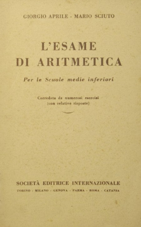 el examen de aritmética