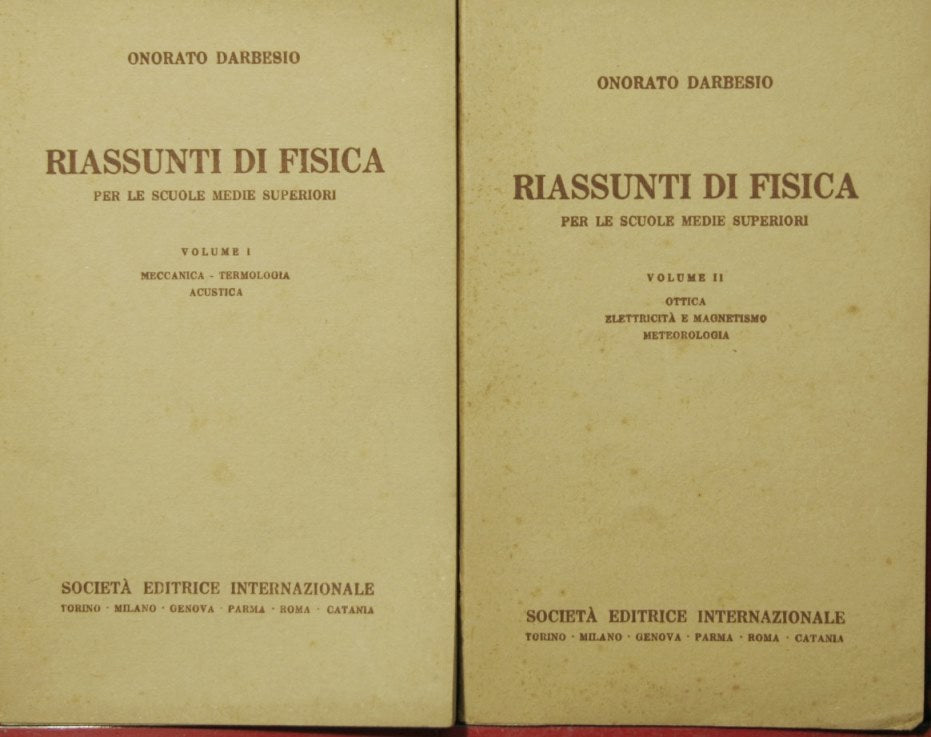 Riassunti di fisica