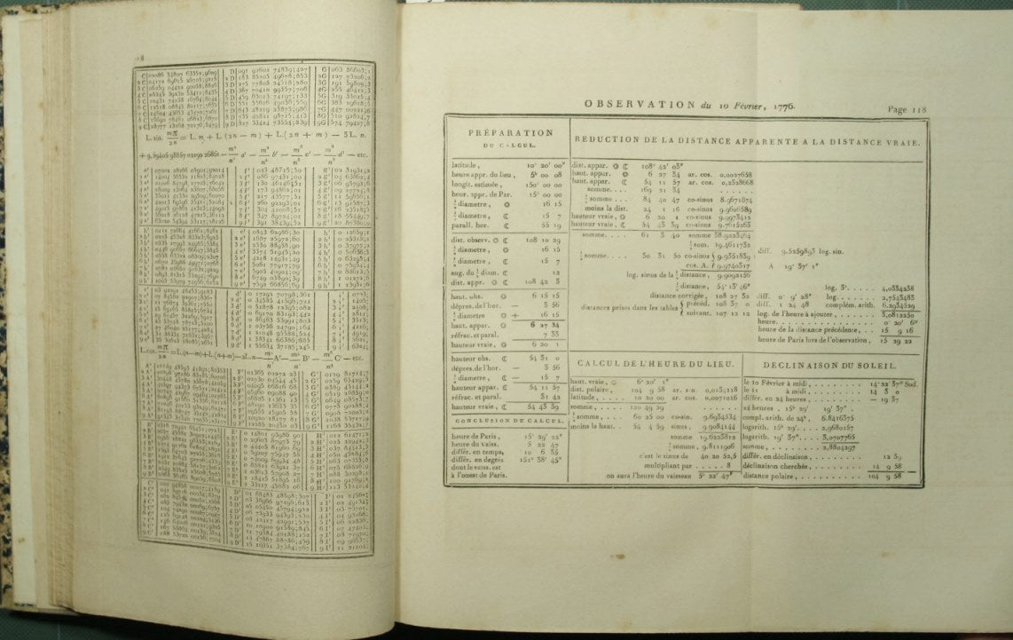 Portable logarithme tables, containing the logarithmes of names, worth 1 just 108,000