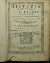 Historia naturale di G. Plinio Secondo
