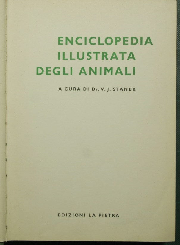 Enciclopedia Illustrata Degli Animali - Aa Vv