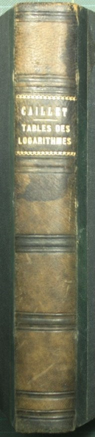 Tables des logarithmes et co-logarithmes des nombres et des lignes trigonometriques à six decimales