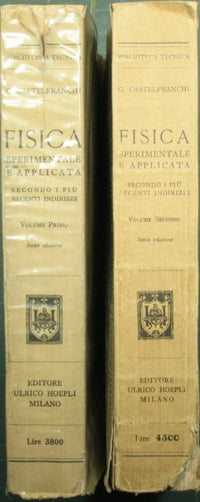 Fisica sperimentale e applicata secondo i più recenti indirizzi
