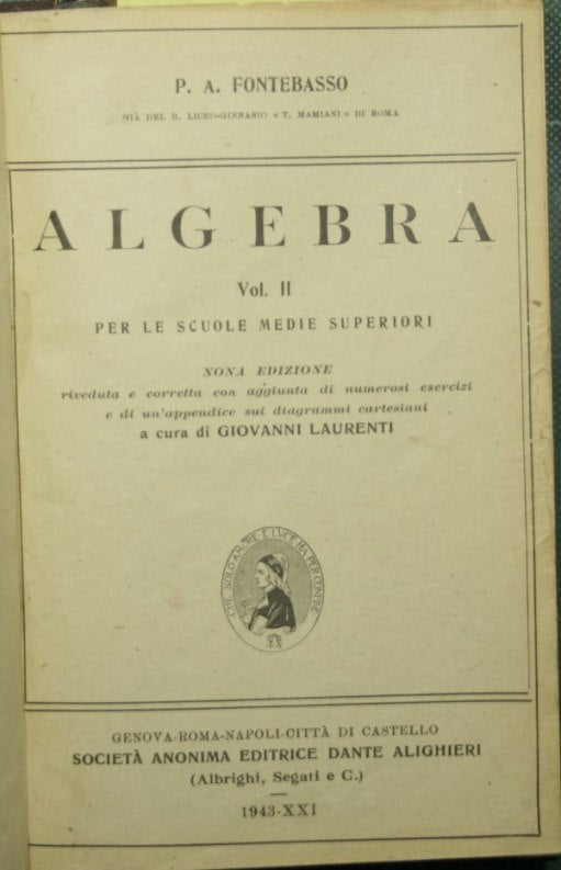 Algebra - Vol. II