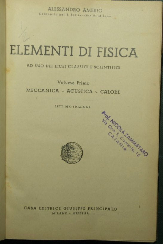 Elementi di fisica