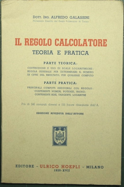 Il regolo calcolatore