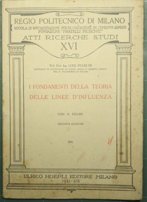 I fondamenti della teoria delle linee d'influenza