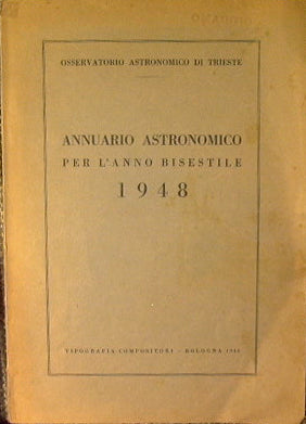 Annuario Astronomico per l'anno bisestile 1948
