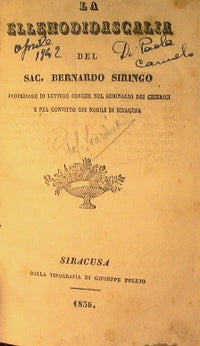 La Ellenodidascalia.