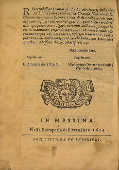 Dell'antica Siracusa illustrata di D. Giacomo Bonanni e Colonna duca di Montalbano libri due.