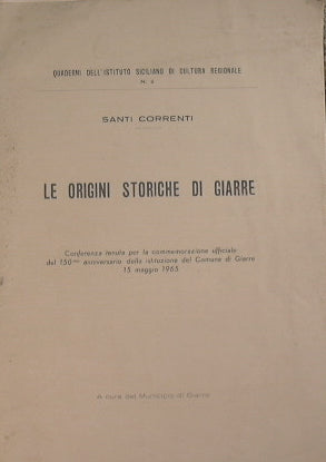The historical origins of Giarre