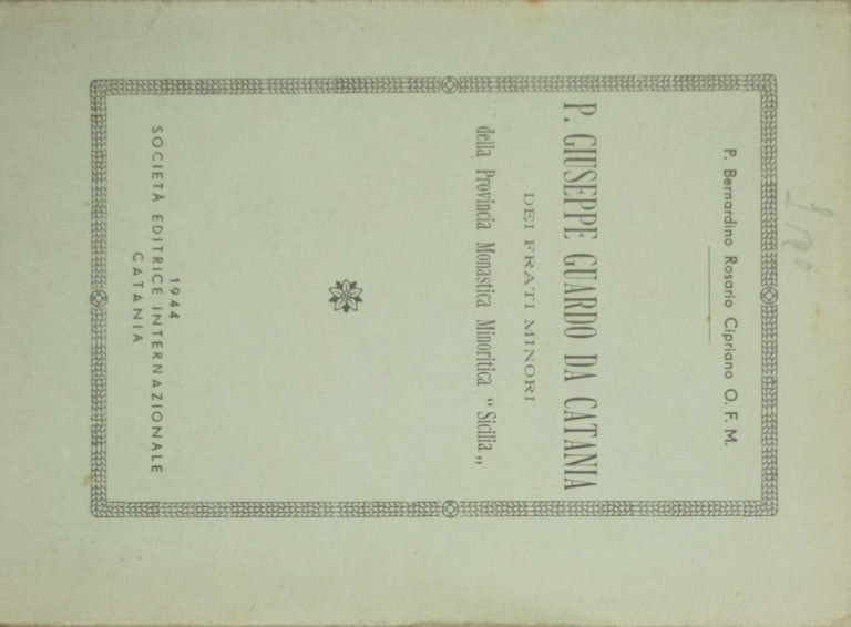P. Giuseppe Guardo da Catania