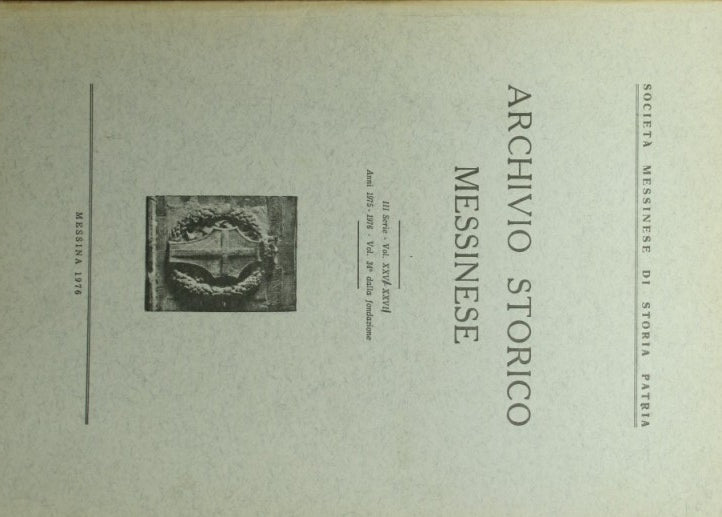 Archivio storico messinese. 1975-1976