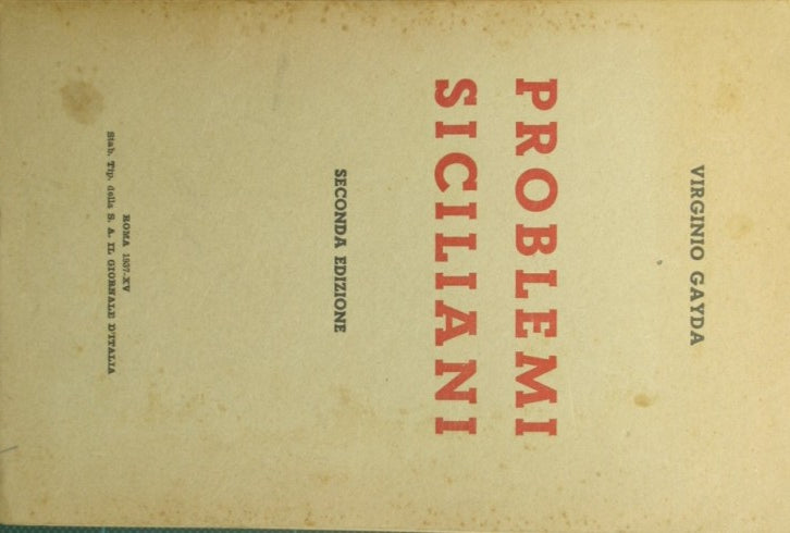 Problemi siciliani