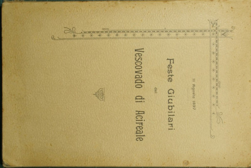 Per le feste giubilari del Vescovado di Acireale