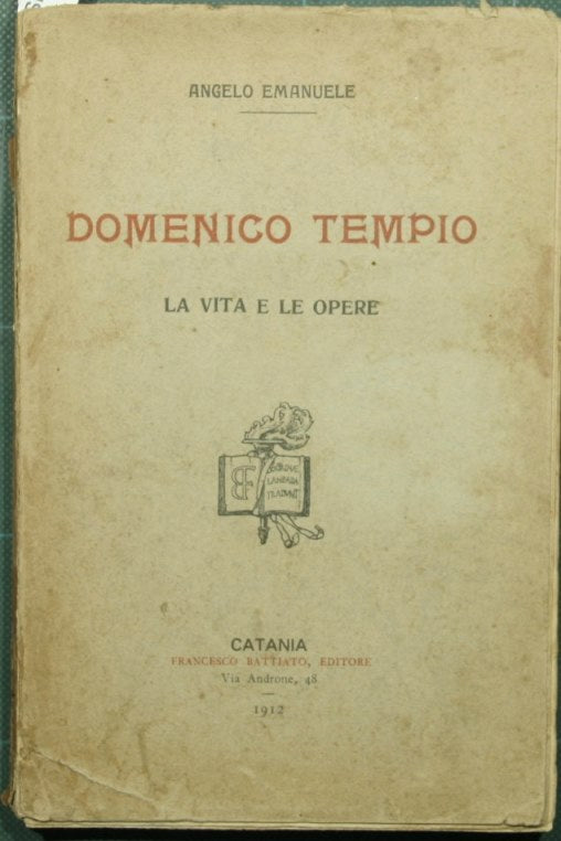 Domenico Tempio. La vita e le opere