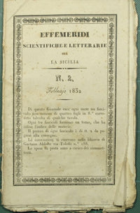 Efemérides científicas y literarias para Sicilia. N° 2 - febrero de 1832