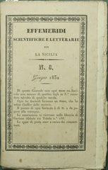Effemeridi scientifiche e letterarie per la Sicilia. N. 6 - Giugno 1832
