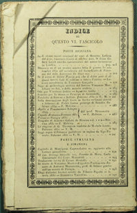 Efemérides científicas y literarias para Sicilia. N° 6 - junio de 1832