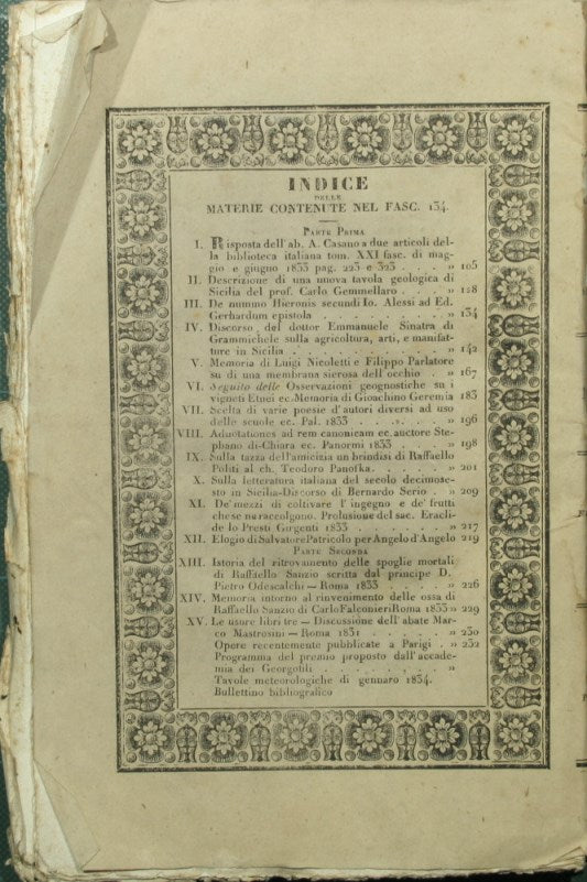 Giornale di scienze lettere ed arti per la Sicilia. Febbraro 1834 - N. 134