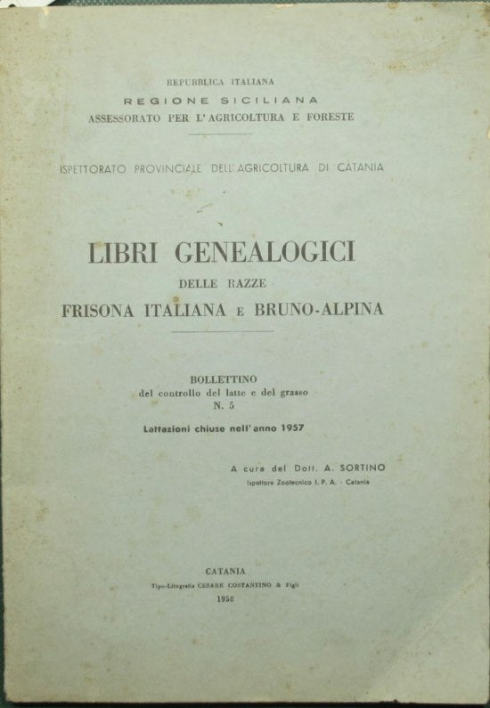 Libri genealogici delle razze frisona italiana e bruno-alpina