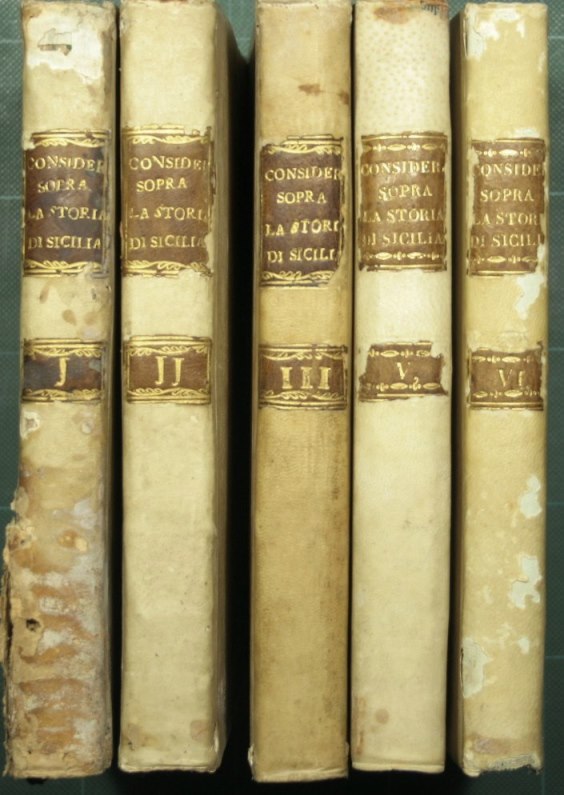 Considerazioni sopra la storia di Sicilia. Vol. I-II-III-V-VI