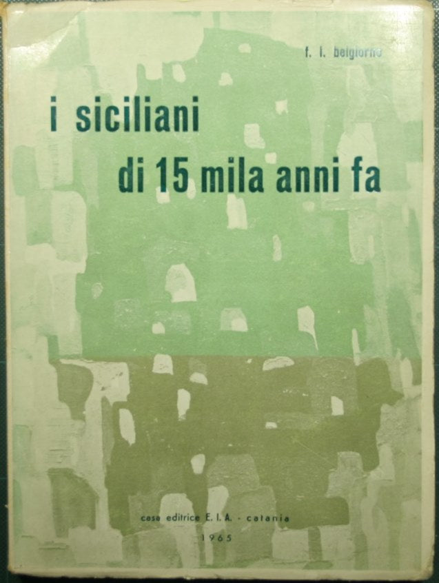 I siciliani di 15 mila anni fa