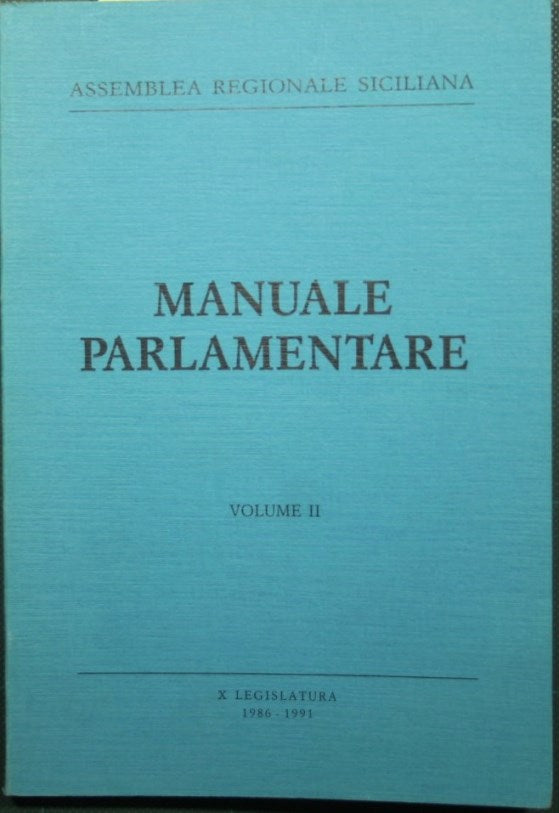 Manual parlamentario - Vol. II