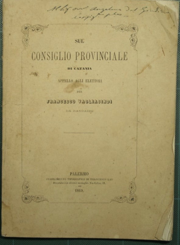 On the provincial council of Catania