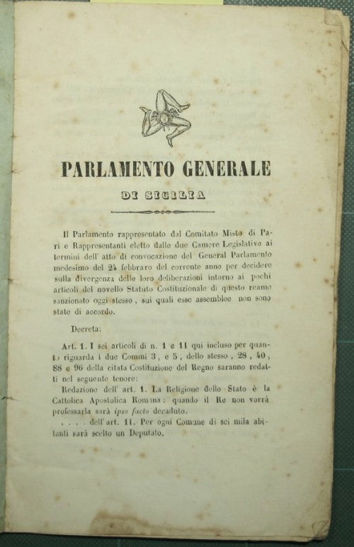 Parlamento generale di Sicilia