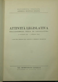 Legislative activity of the Assembly in the III legislature (4 July 1955 - 3 April 1959)