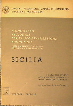 Sicilia.Monografie Regionali per la programmazione economica.